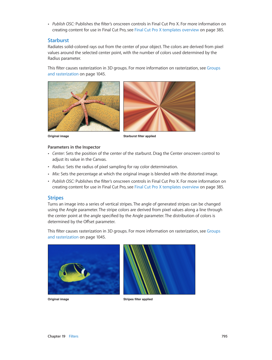 Starburst, Stripes | Apple Motion 5.1.1 User Manual | Page 795 / 1090