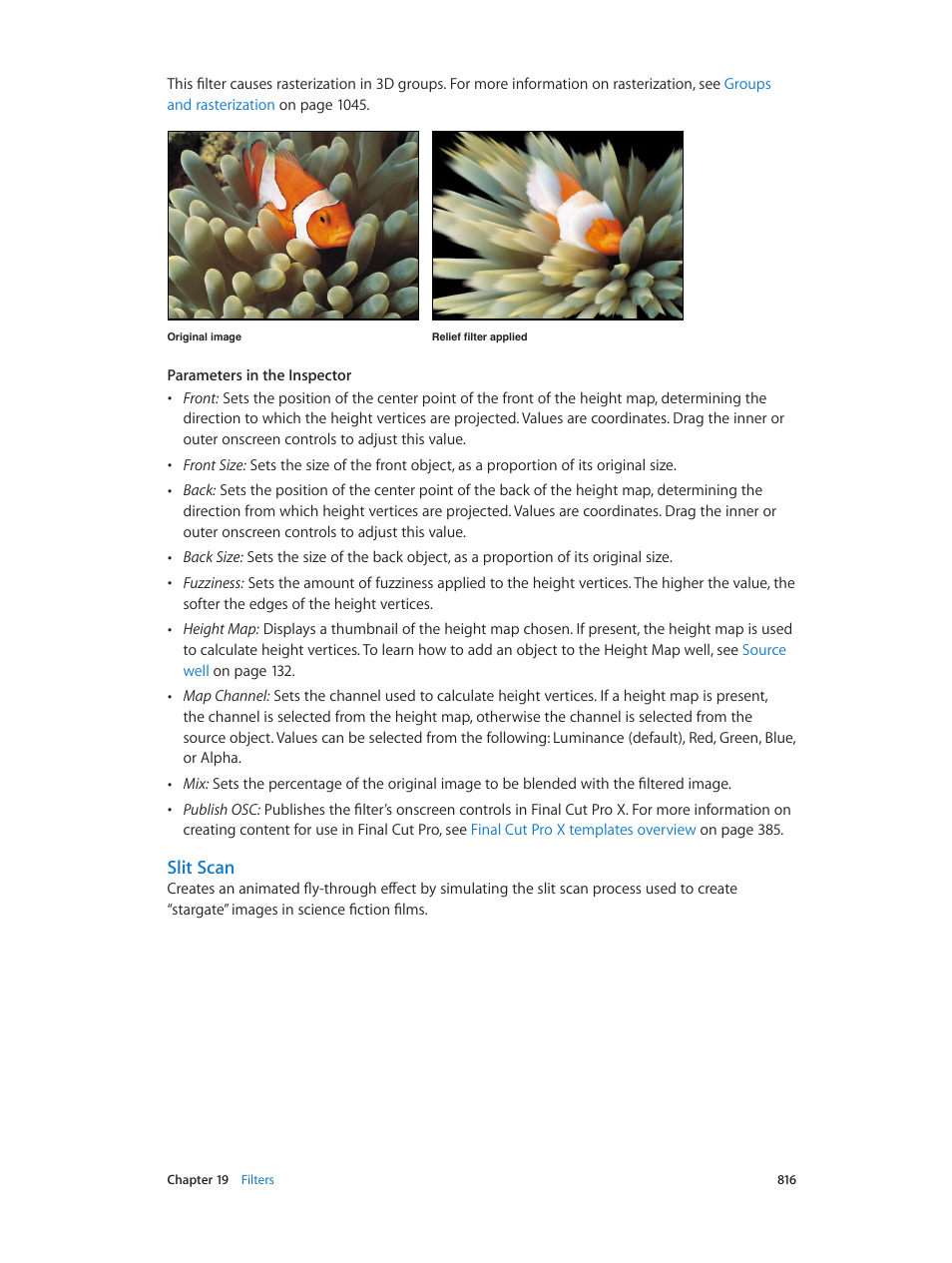 Slit scan | Apple Motion 5.1.1 User Manual | Page 816 / 1090