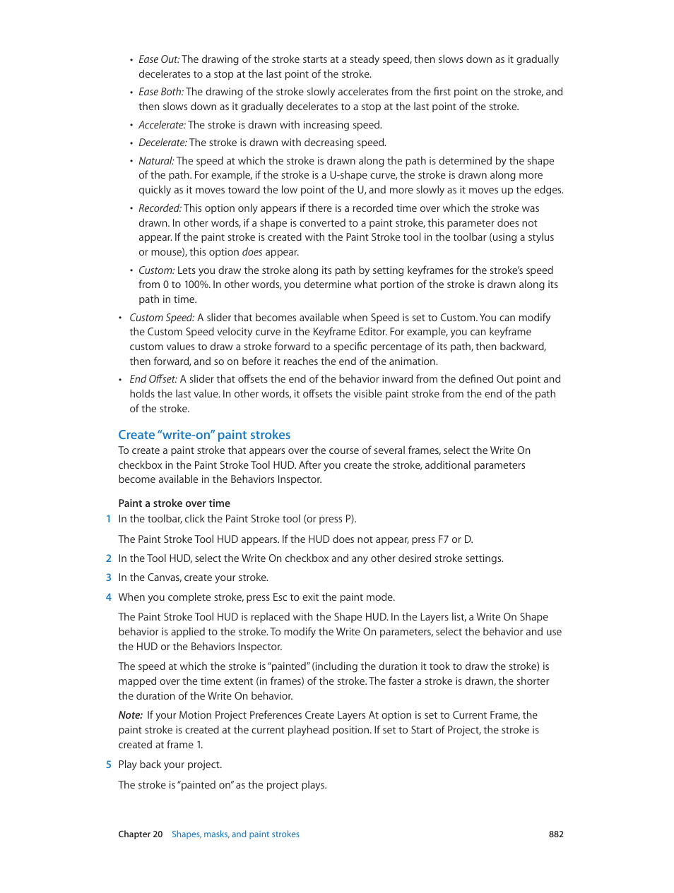 Create “write-on” paint strokes | Apple Motion 5.1.1 User Manual | Page 882 / 1090