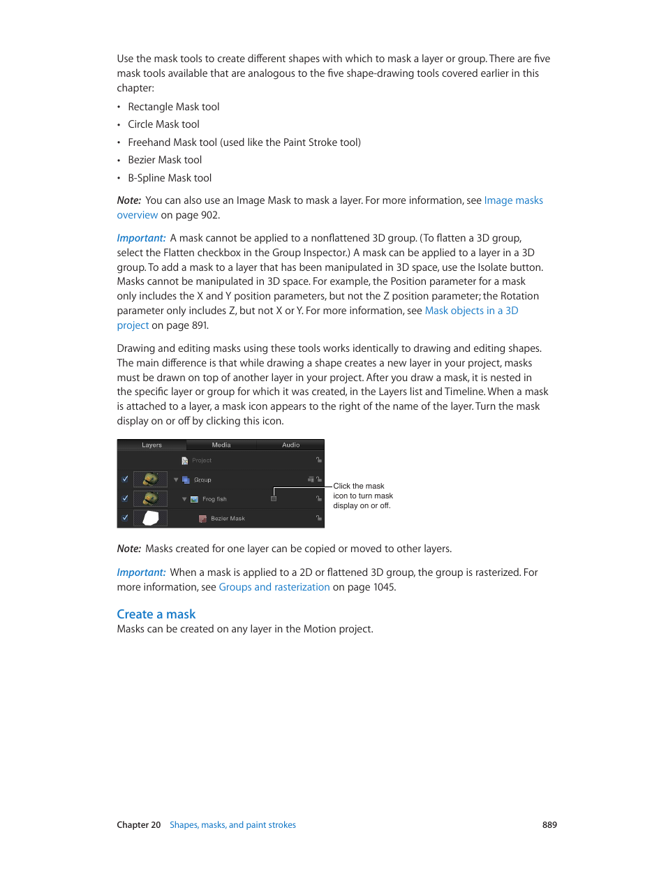 Create a mask | Apple Motion 5.1.1 User Manual | Page 889 / 1090