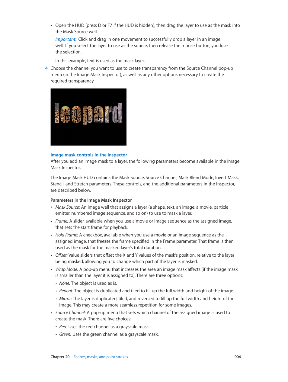 Apple Motion 5.1.1 User Manual | Page 904 / 1090