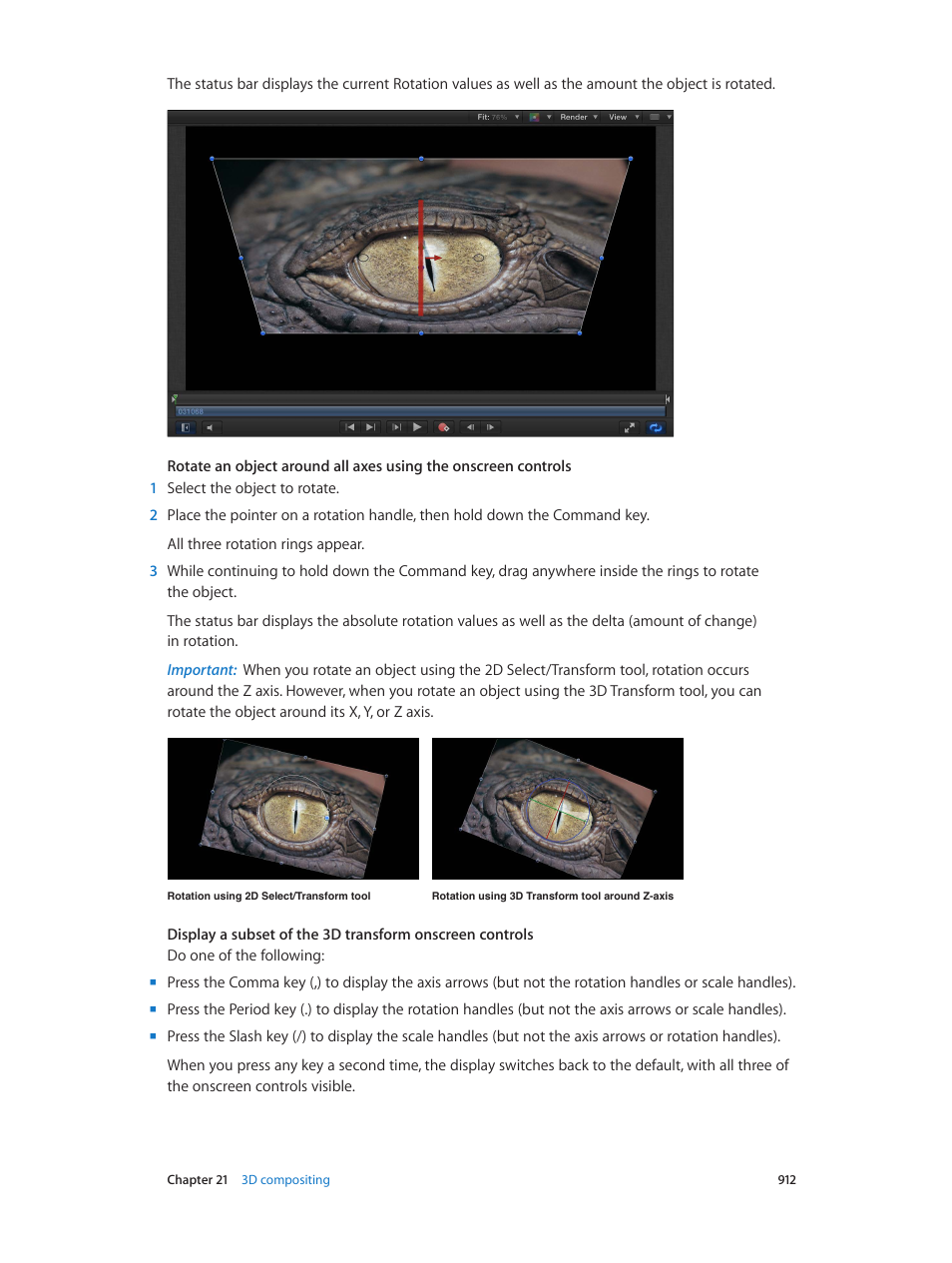 Apple Motion 5.1.1 User Manual | Page 912 / 1090