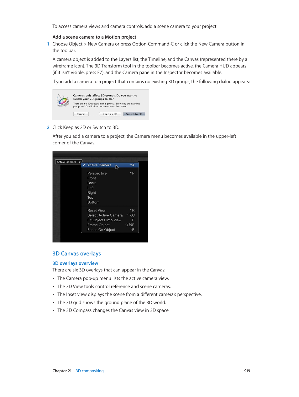 3d canvas overlays | Apple Motion 5.1.1 User Manual | Page 919 / 1090