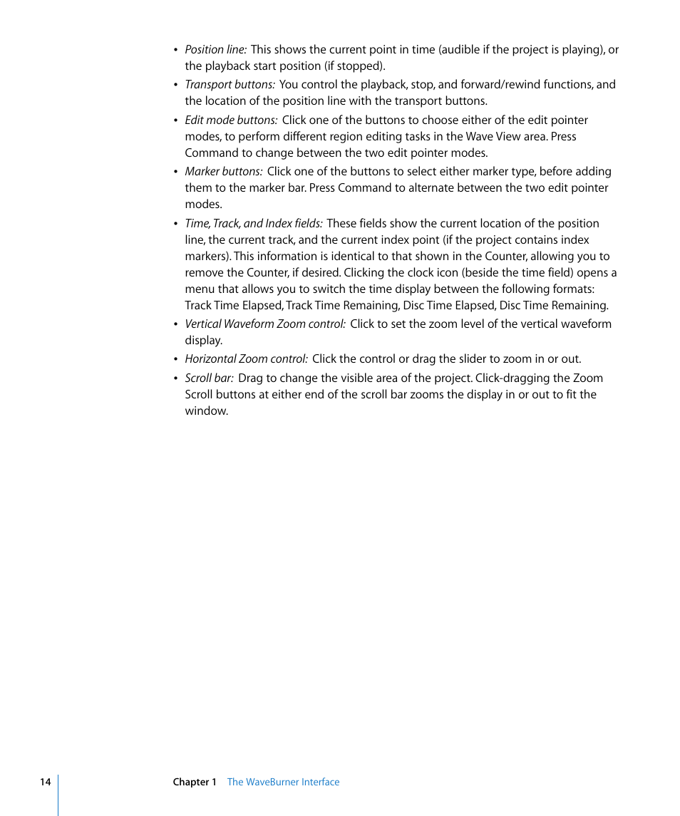 Apple WaveBurner 1.5 User Manual | Page 14 / 65