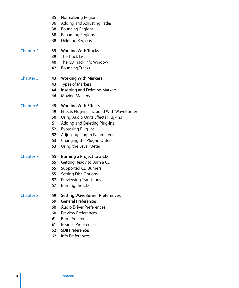 Apple WaveBurner 1.5 User Manual | Page 4 / 65