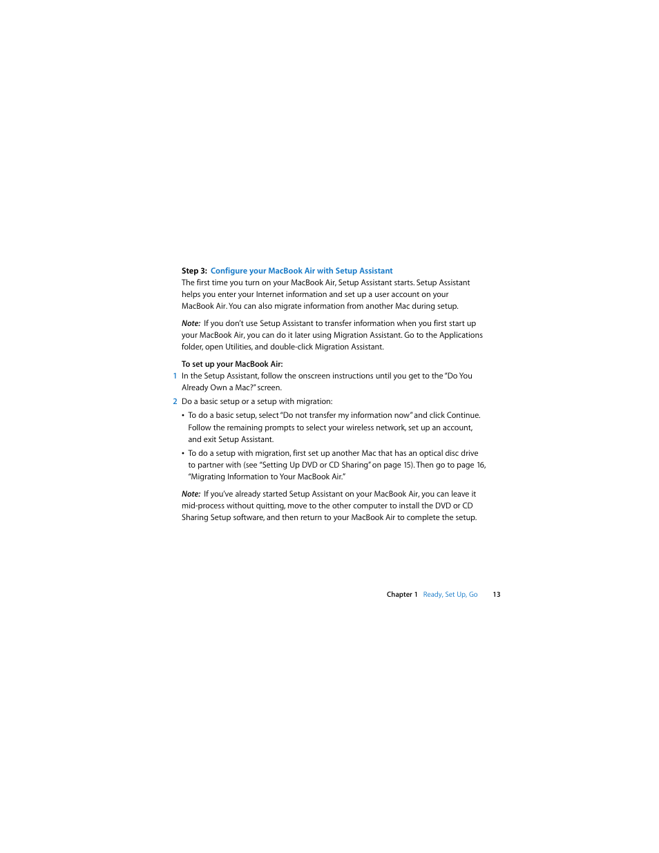 Apple MacBook Air User Manual | Page 13 / 76