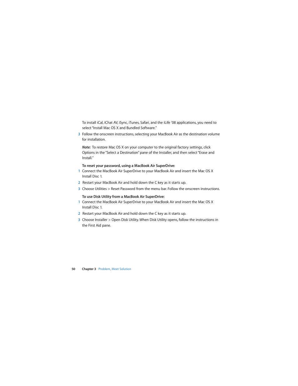 Apple MacBook Air User Manual | Page 50 / 76
