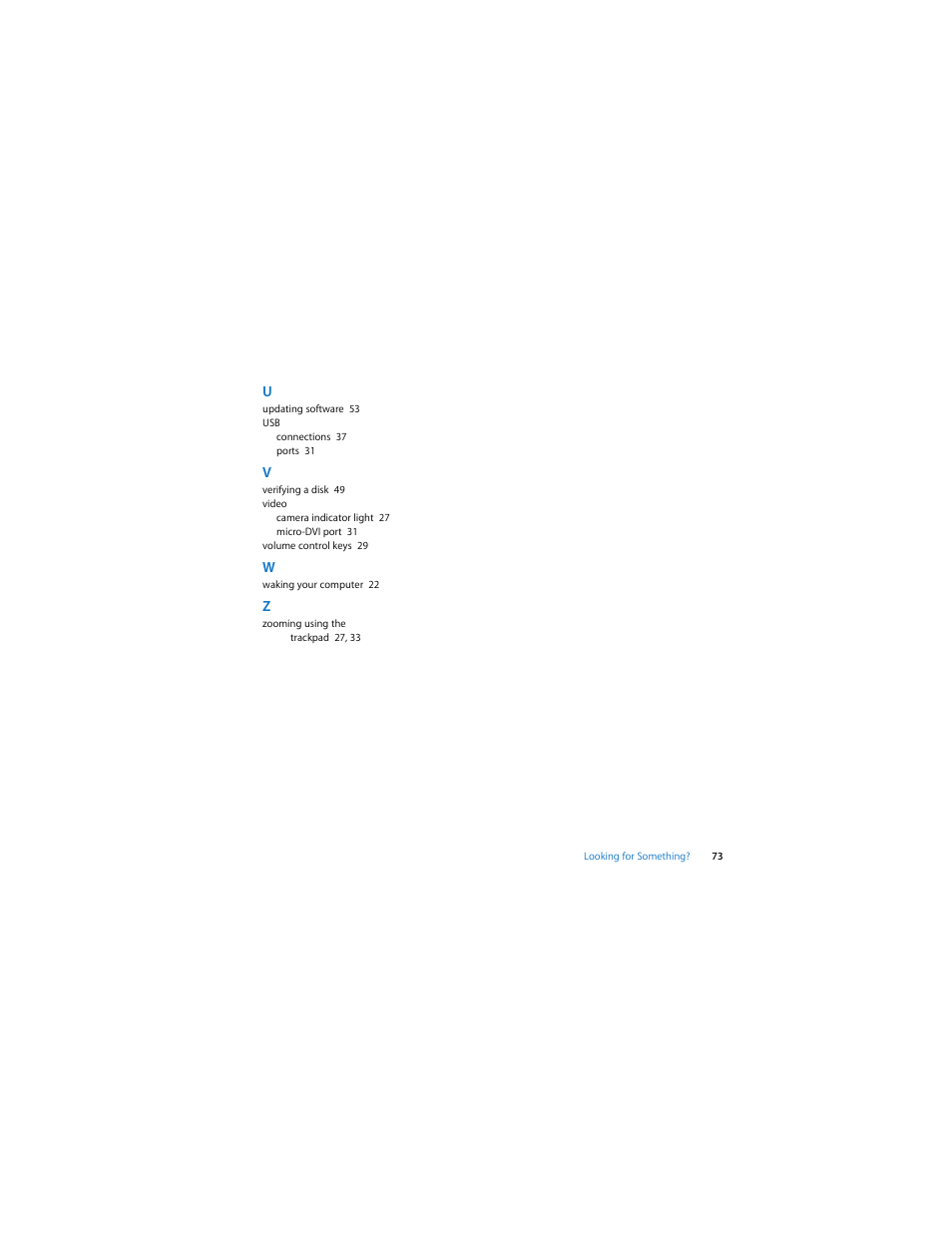 Apple MacBook Air User Manual | Page 73 / 76