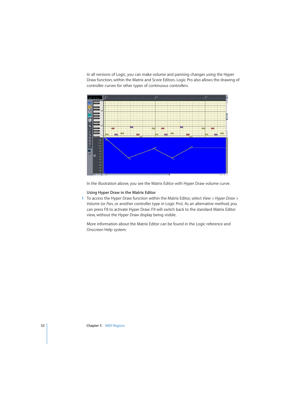 Apple Logic (1.1) User Manual | Page 52 / 133