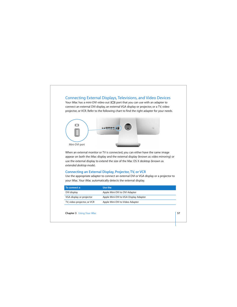 Apple iMac (Early 2006) User Manual | Page 57 / 120