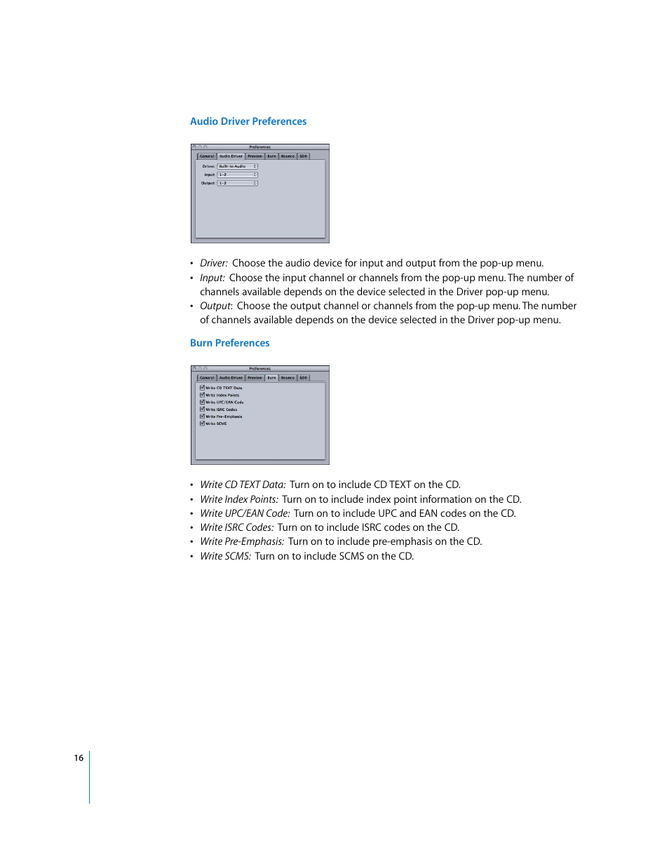 Apple Using WaveBurner Pro 1.0 (with Logic Pro) User Manual | Page 16 / 43