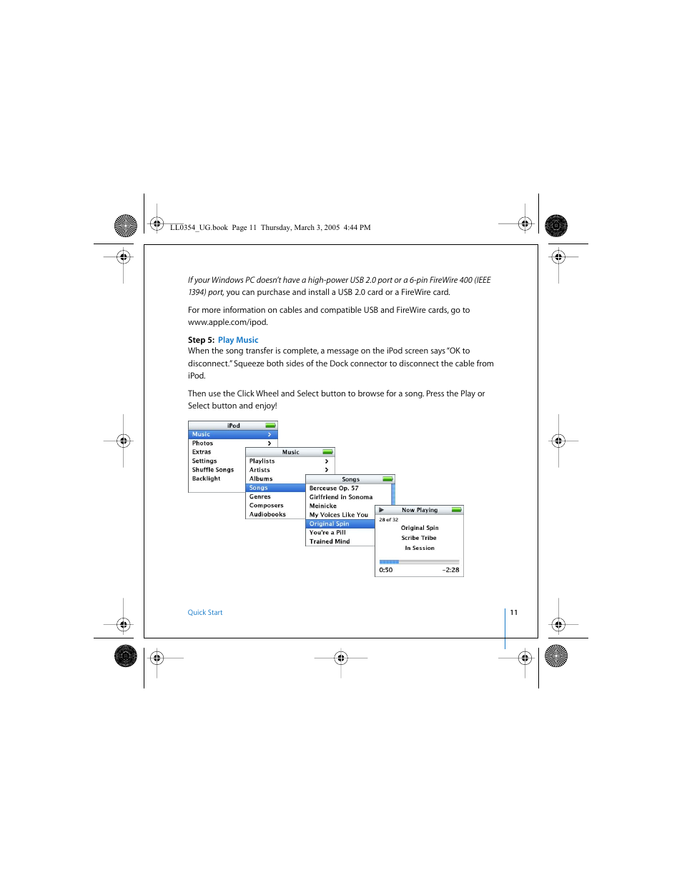 Apple iPod (with color display) User Manual | Page 11 / 77