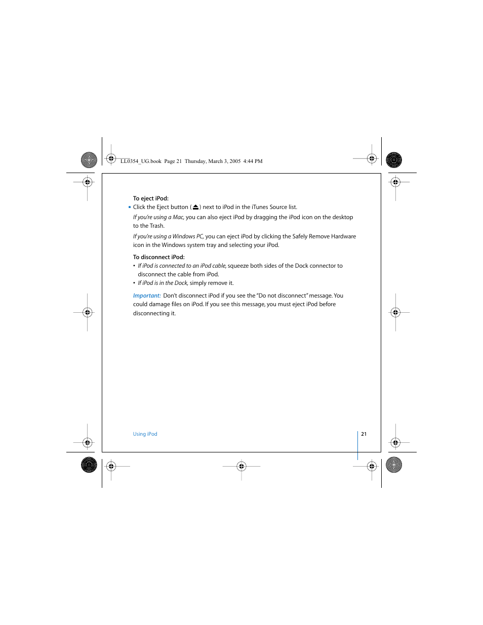 Apple iPod (with color display) User Manual | Page 21 / 77