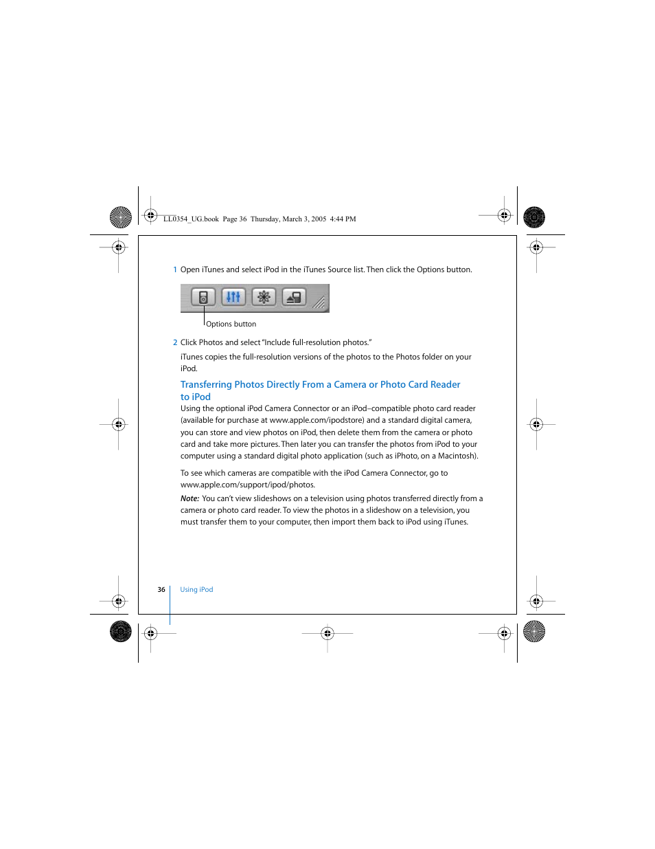 Apple iPod (with color display) User Manual | Page 36 / 77