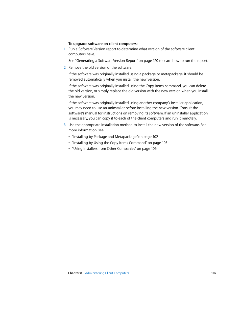 Apple Remote Desktop 3.1 User Manual | Page 107 / 191