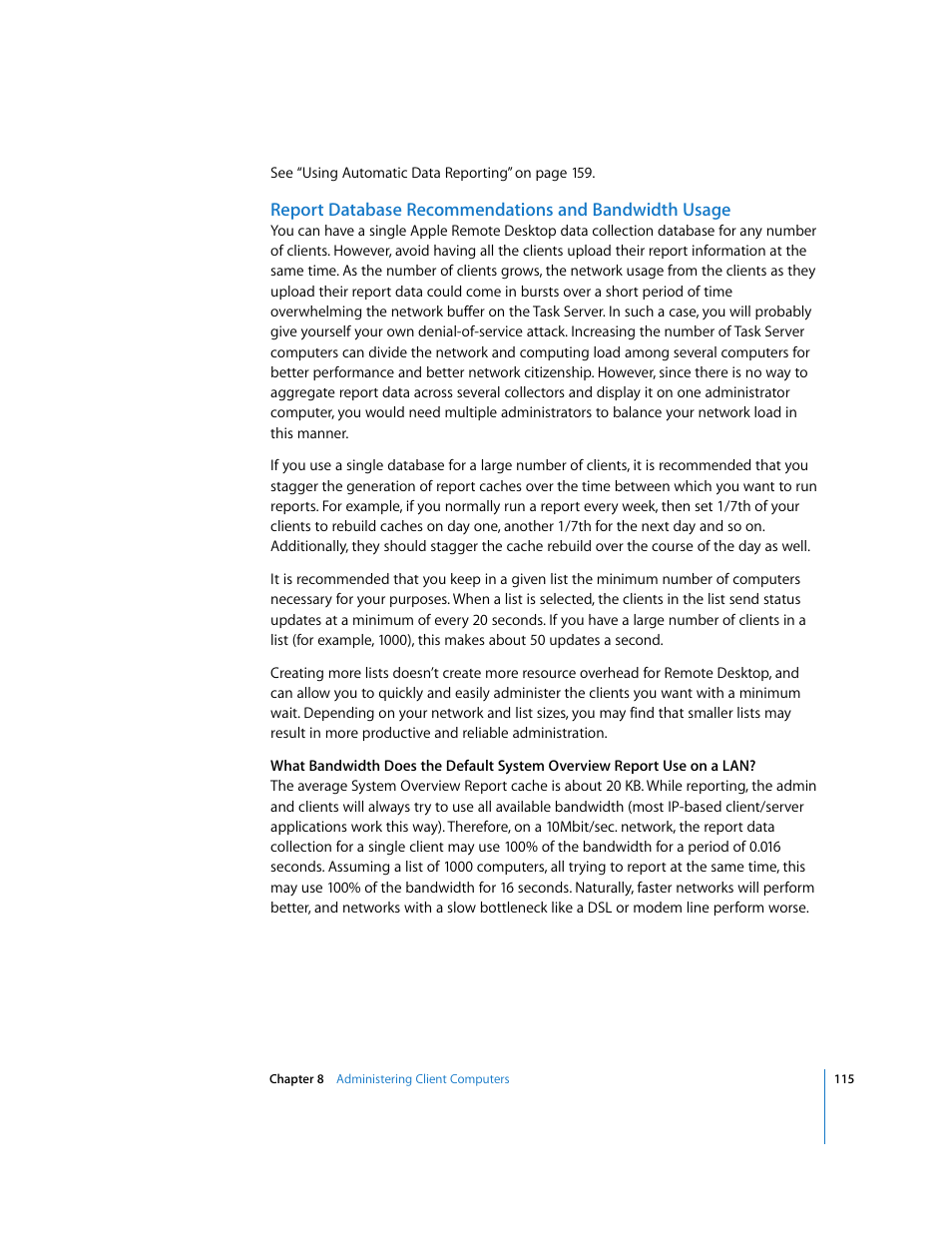 Apple Remote Desktop 3.1 User Manual | Page 115 / 191