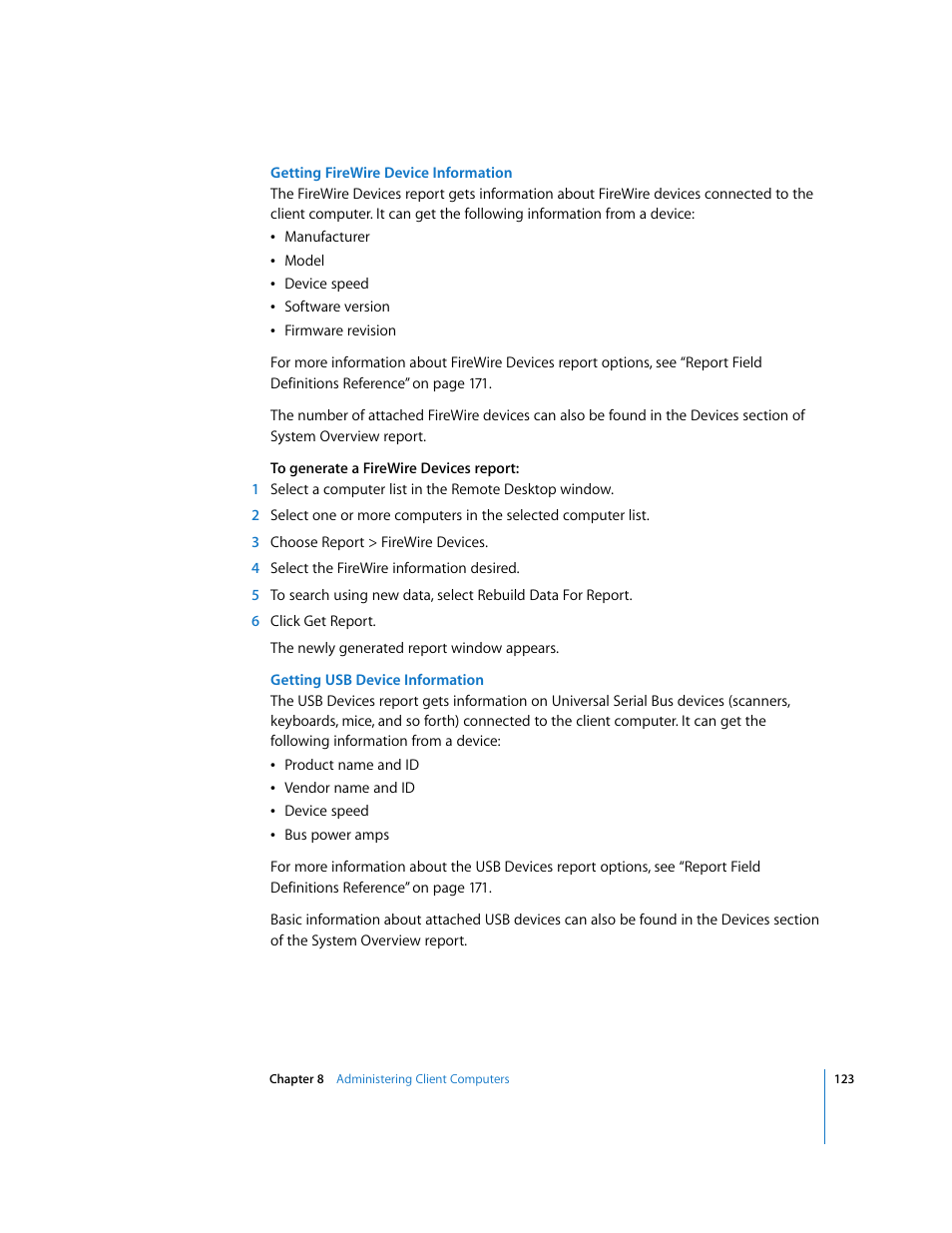 Apple Remote Desktop 3.1 User Manual | Page 123 / 191