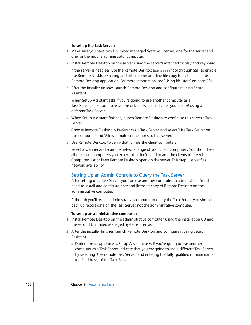 Apple Remote Desktop 3.1 User Manual | Page 158 / 191