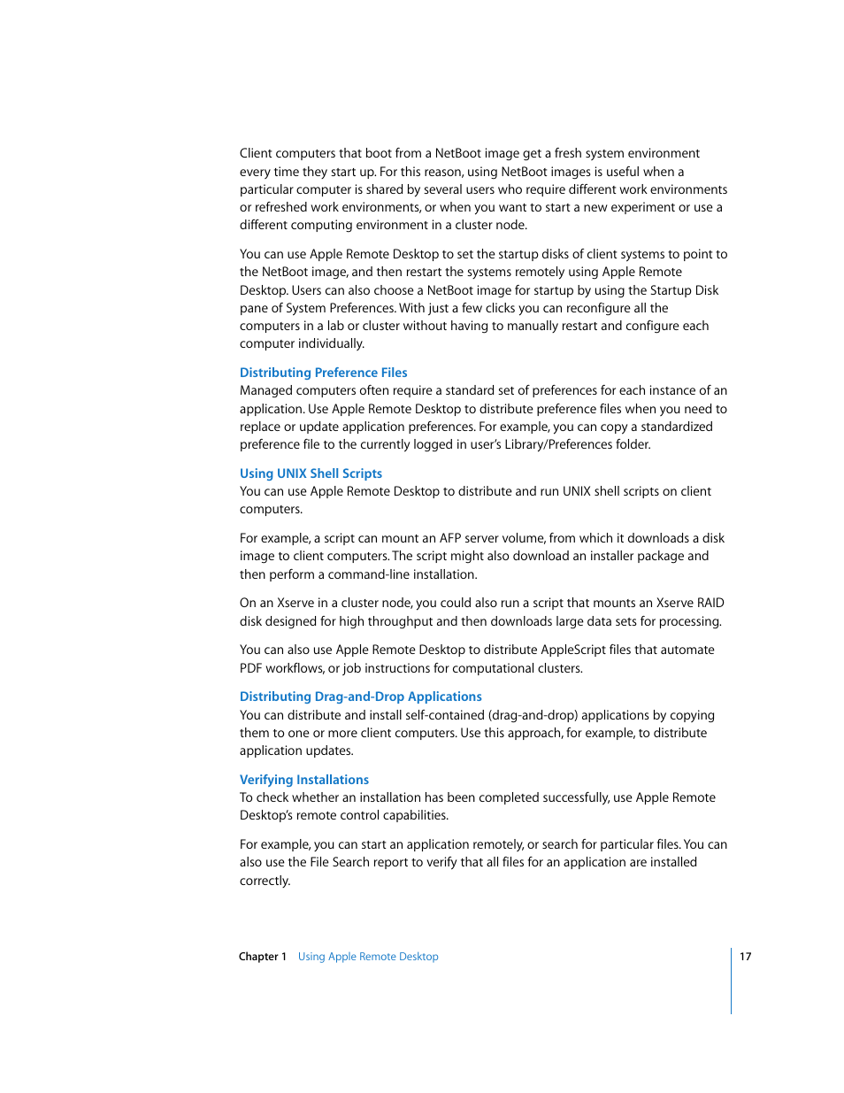 Apple Remote Desktop 3.1 User Manual | Page 17 / 191