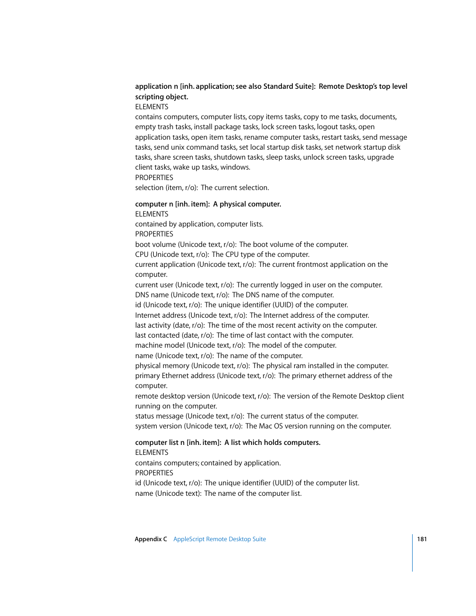 Apple Remote Desktop 3.1 User Manual | Page 181 / 191