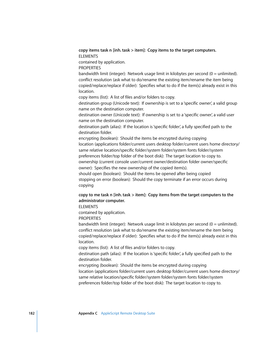 Apple Remote Desktop 3.1 User Manual | Page 182 / 191
