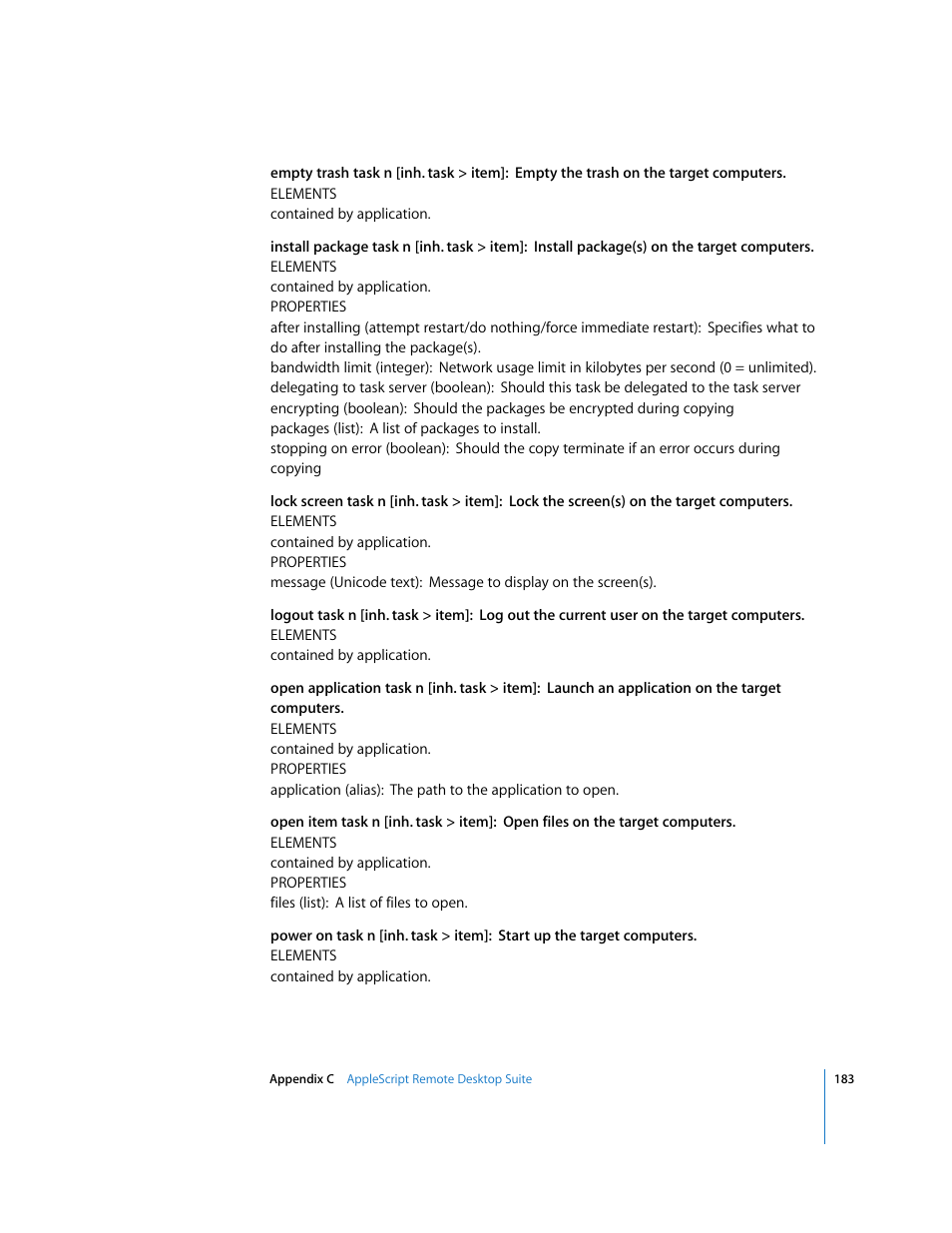 Apple Remote Desktop 3.1 User Manual | Page 183 / 191