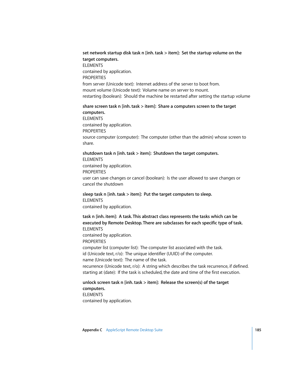 Apple Remote Desktop 3.1 User Manual | Page 185 / 191