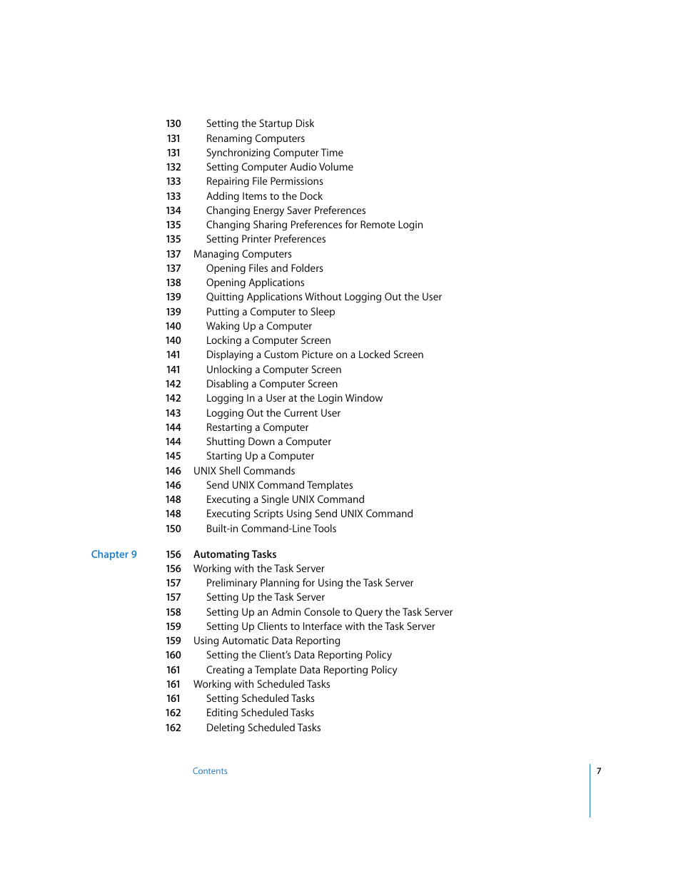 Apple Remote Desktop 3.1 User Manual | Page 7 / 191