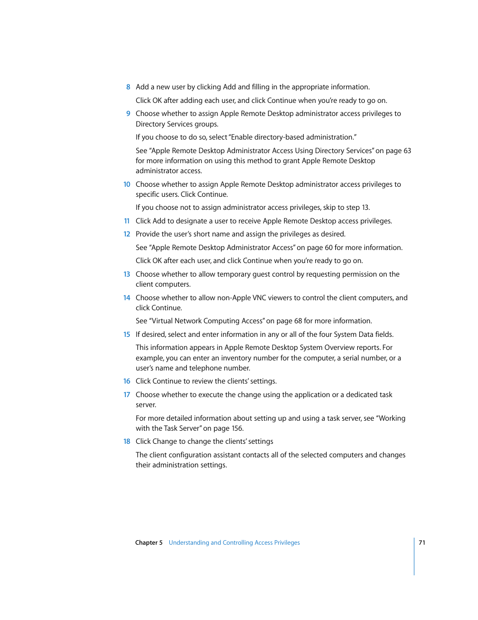 Apple Remote Desktop 3.1 User Manual | Page 71 / 191