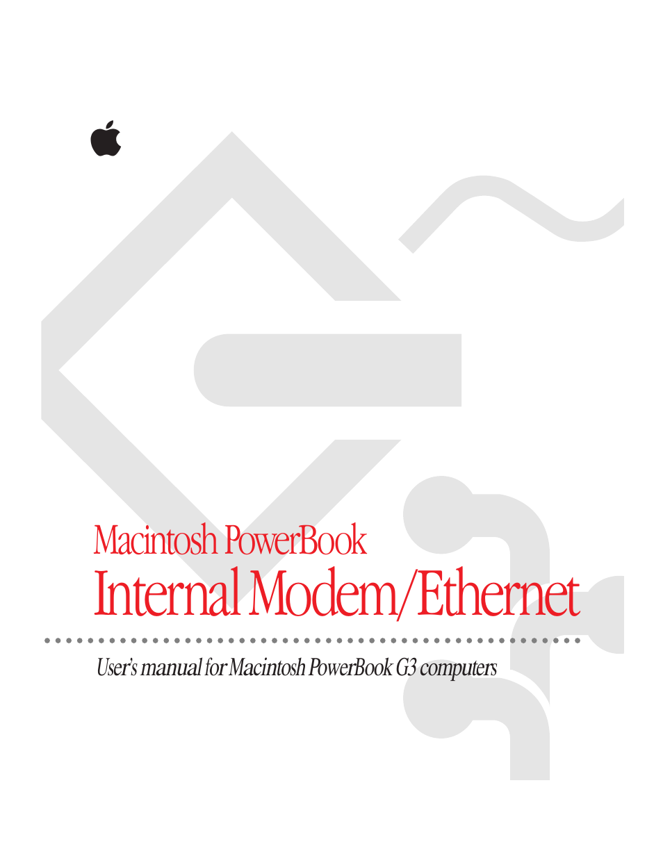 Internal modem/ethernet, Macintosh powerbook | Apple Macintosh PowerBook Internal Modem/Ethernet User Manual | Page 17 / 23