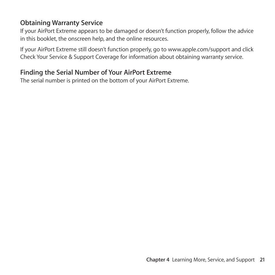 Apple AirPort Extreme 802.11ac User Manual | Page 21 / 32