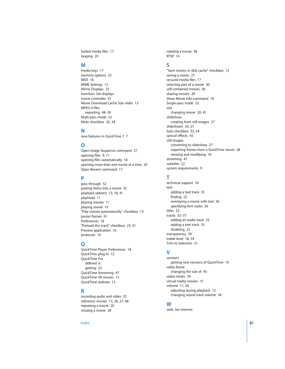 Apple QuickTime 7.2 User Manual | Page 61 / 61