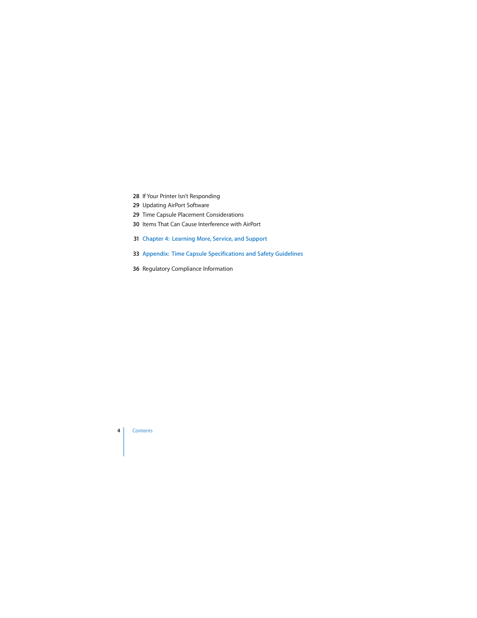 Apple AirPort Time Capsule 802.11n (2nd Generation) User Manual | Page 4 / 40