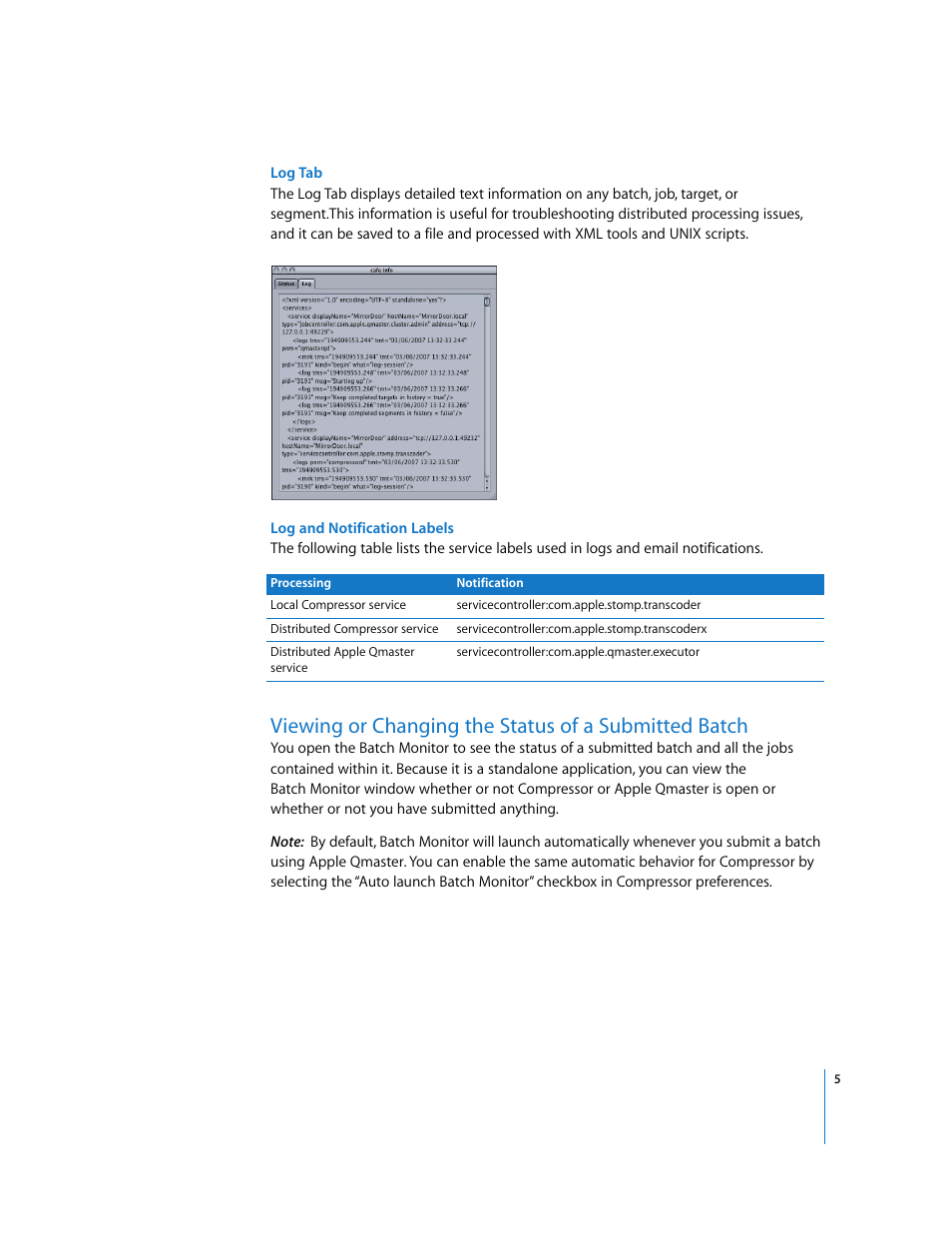 P. 5) | Apple Compressor 3 Batch Monitor User Manual | Page 5 / 9