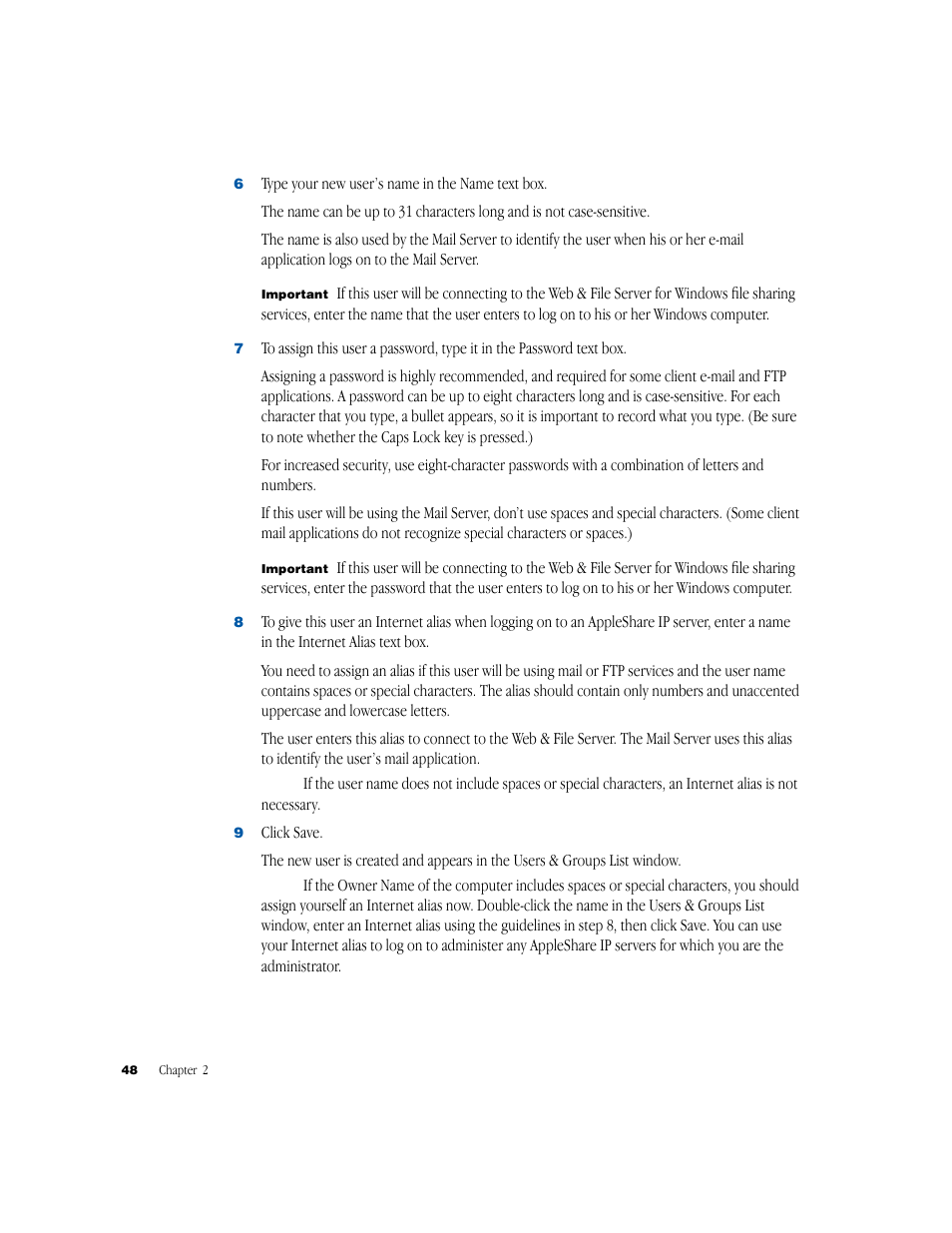 Apple AppleShare IP 6.1 User Manual | Page 48 / 72