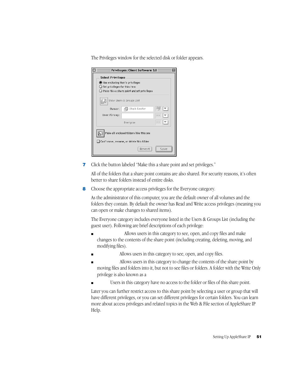 Apple AppleShare IP 6.1 User Manual | Page 51 / 72