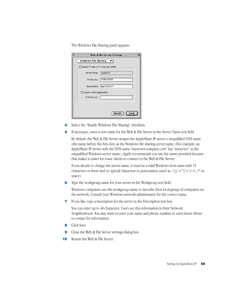 Apple AppleShare IP 6.1 User Manual | Page 55 / 72