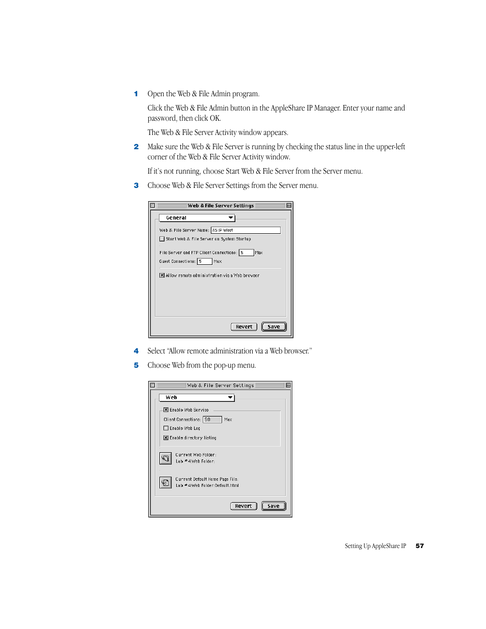 Apple AppleShare IP 6.1 User Manual | Page 57 / 72