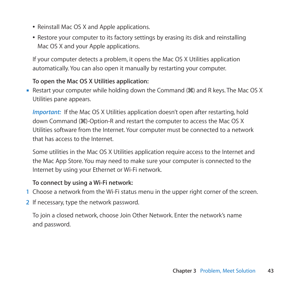 Apple MacBook Air (13-inch, Mid 2011) User Manual | Page 43 / 76