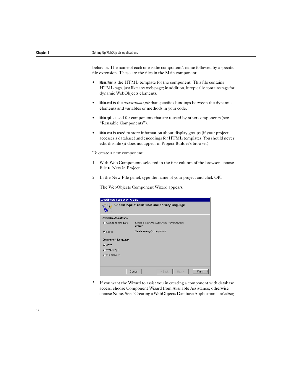 Apple WebObjects 3.5 Tools And Techniques User Manual | Page 16 / 88