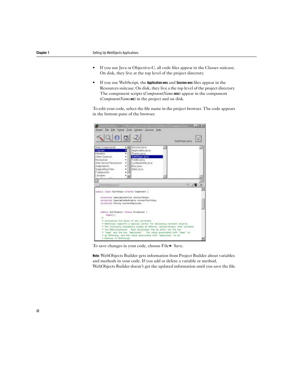 Apple WebObjects 3.5 Tools And Techniques User Manual | Page 22 / 88