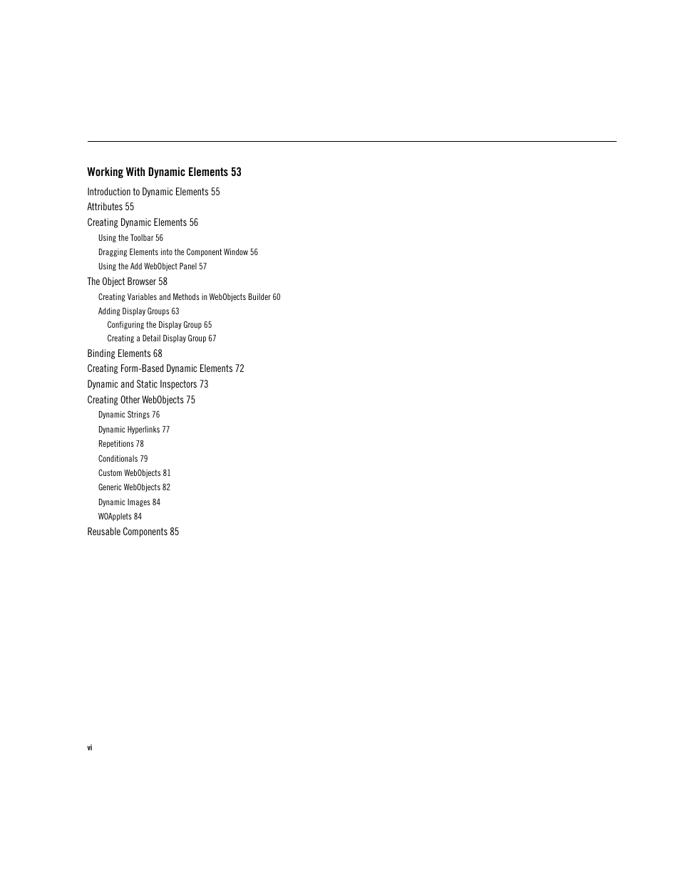 Apple WebObjects 3.5 Tools And Techniques User Manual | Page 6 / 88
