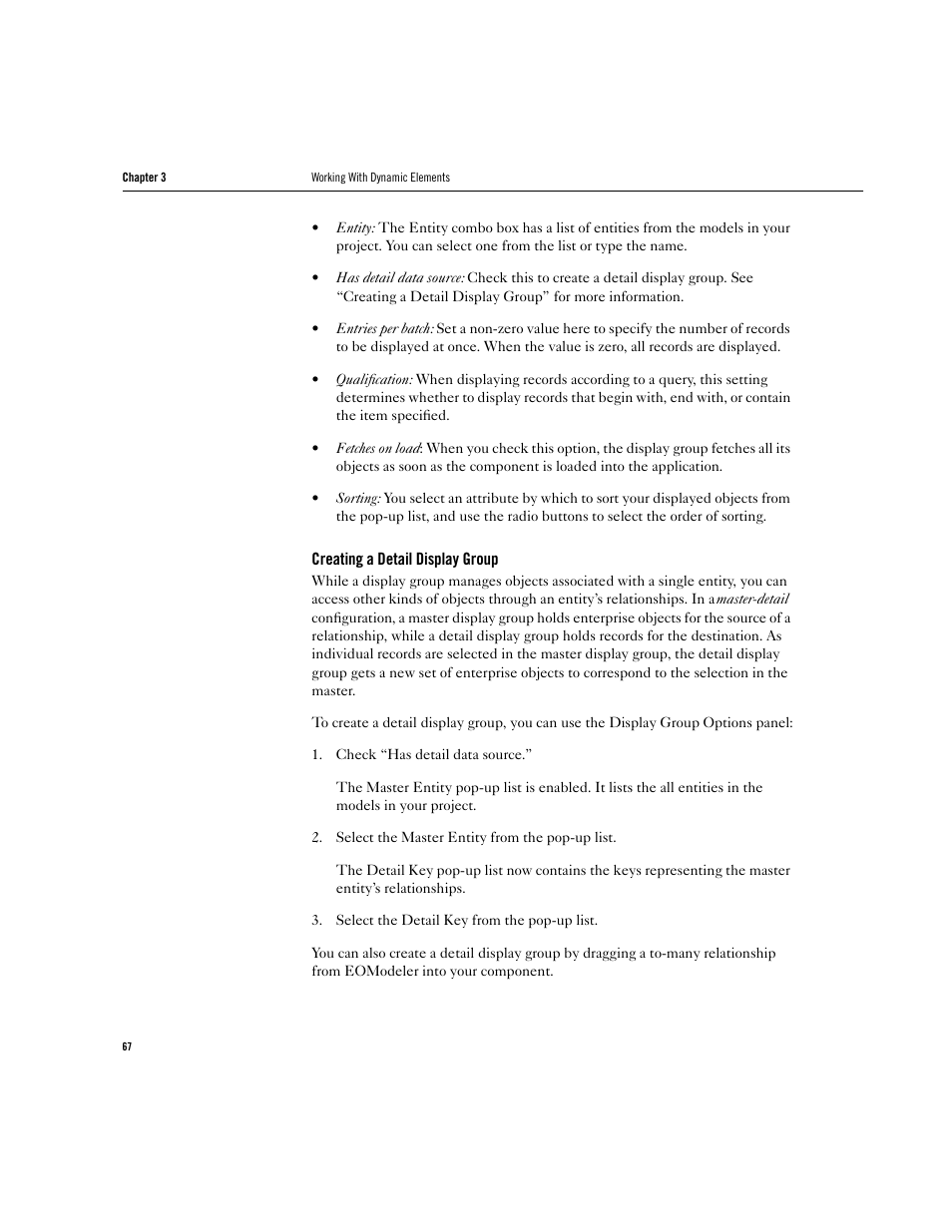 Apple WebObjects 3.5 Tools And Techniques User Manual | Page 67 / 88