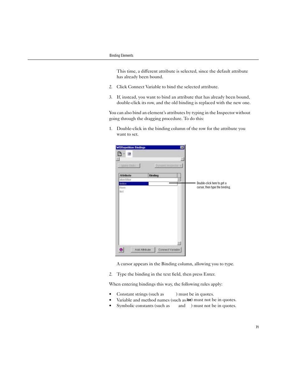 Apple WebObjects 3.5 Tools And Techniques User Manual | Page 71 / 88