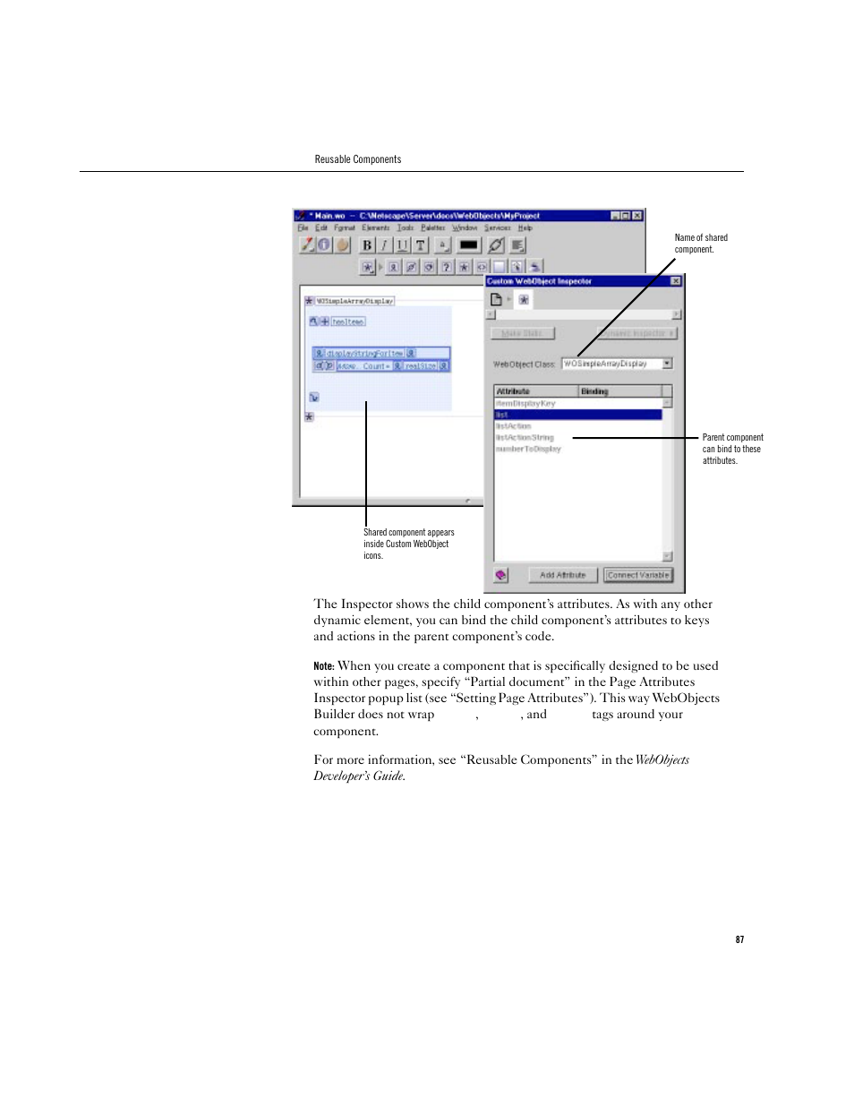 Apple WebObjects 3.5 Tools And Techniques User Manual | Page 87 / 88