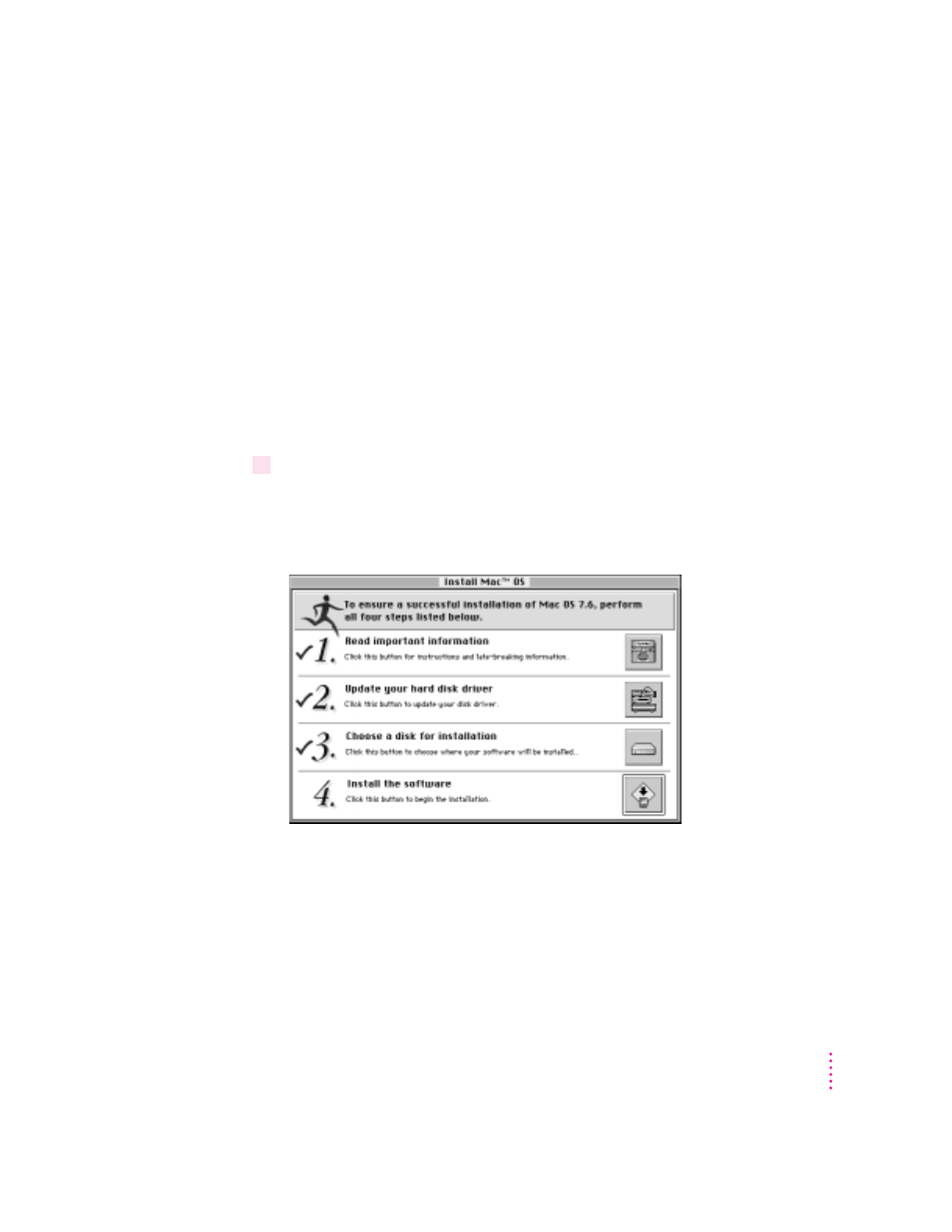 Doing a custom installation | Apple Macintosh PowerBook 1400 User Manual | Page 131 / 214