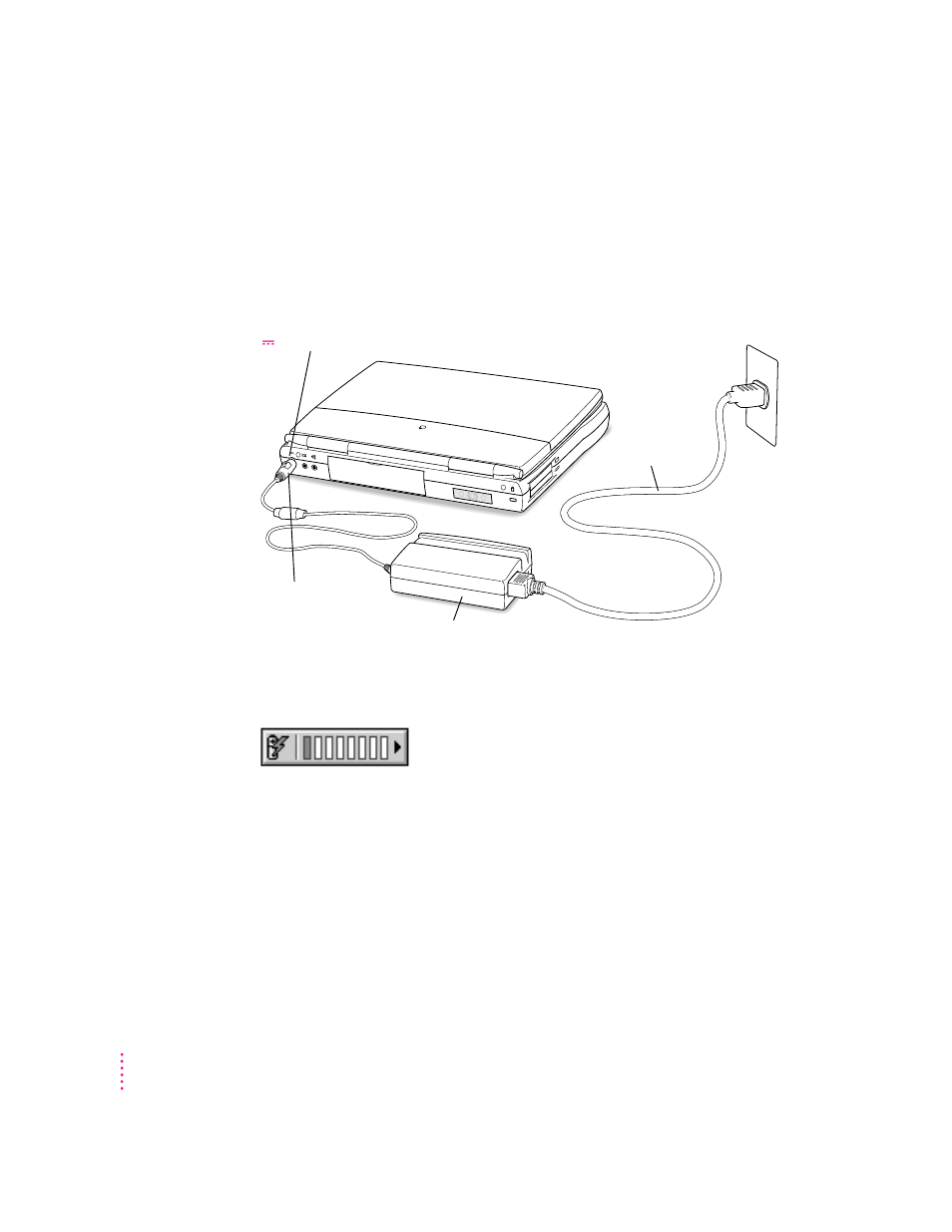 Recharging the battery | Apple Macintosh PowerBook 1400 User Manual | Page 80 / 214