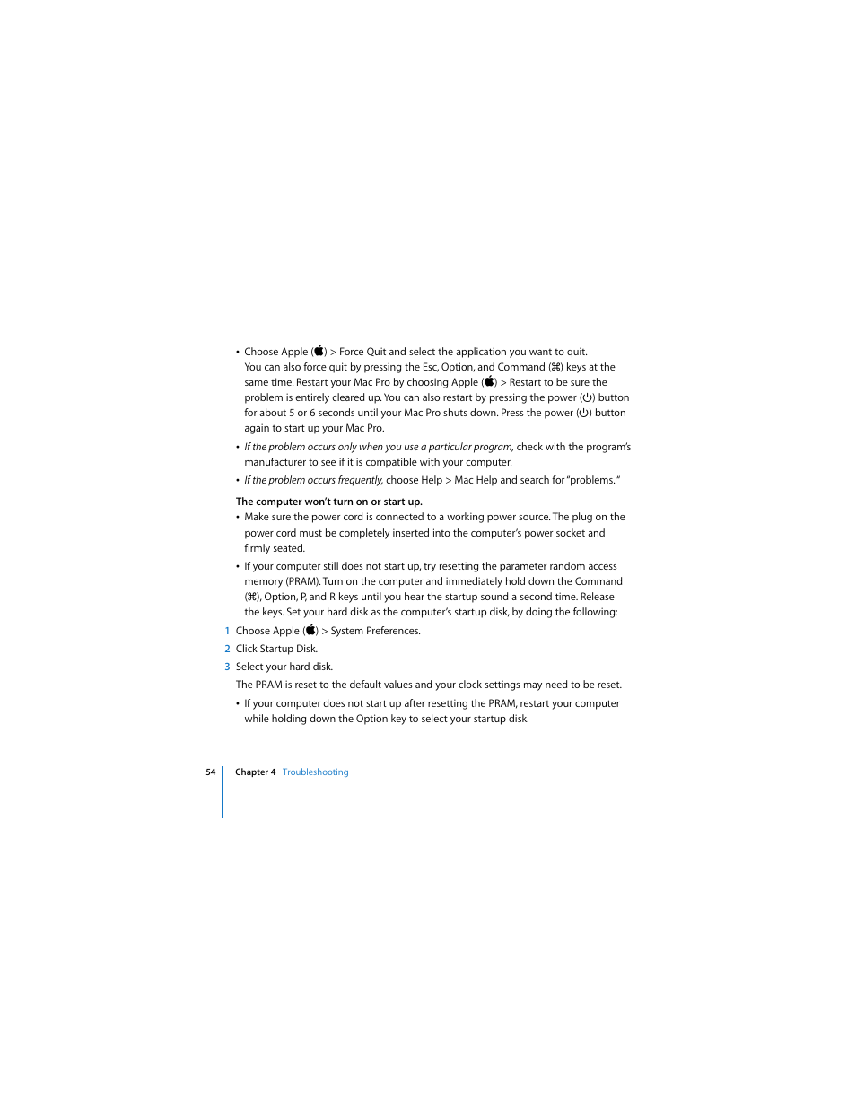 Apple Mac Pro (8-core) User Manual | Page 54 / 92