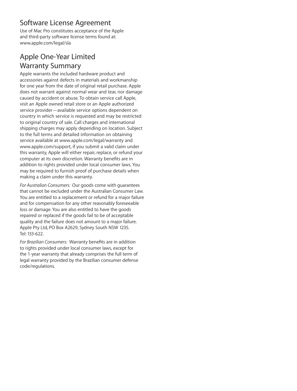 Apple Mac Pro (Late 2013) User Manual | Page 9 / 12