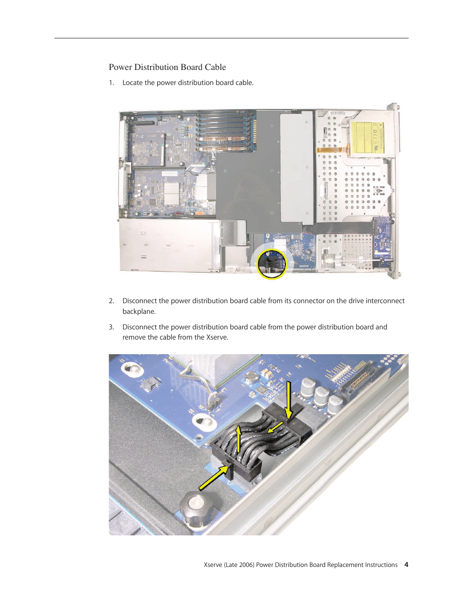 Apple Xserve Intel (Late 2006) DIY Procedure for Power Distribution Board User Manual | Page 4 / 14